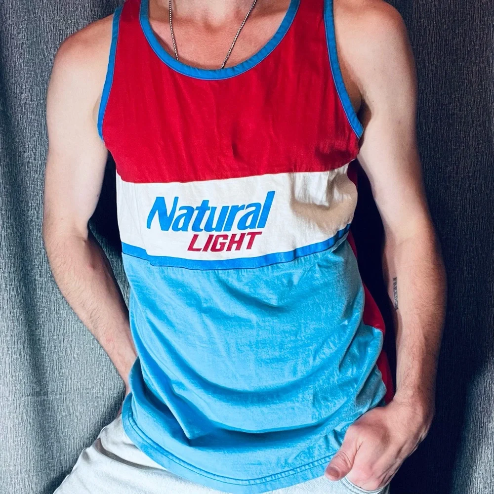 Vintage Natural Light AB Tank Top - Picture 1 of 5